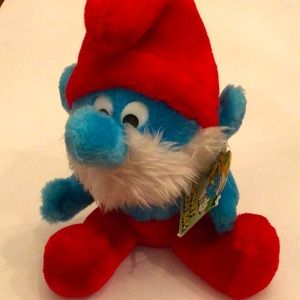 NWT Vintage Smurf plush  Schleich Wallace Berrie & Co.